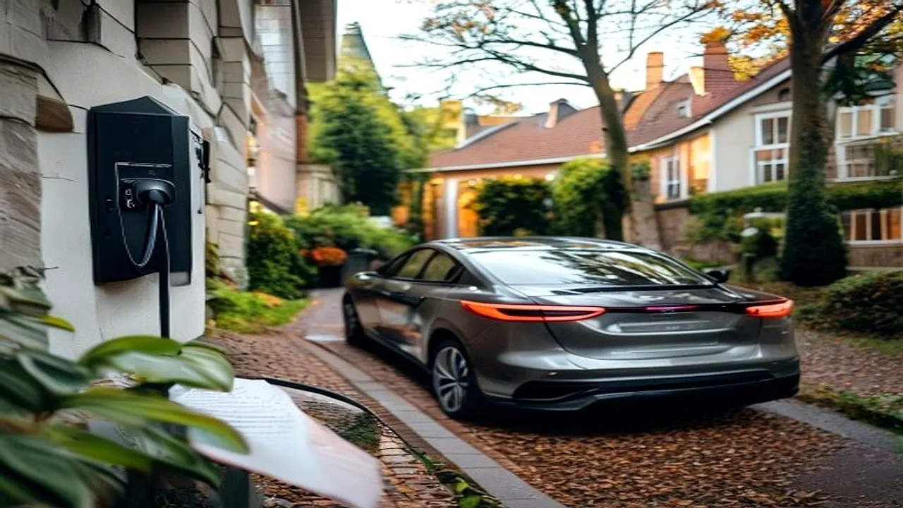 Recharge d’une voiture de société au domicile privé
