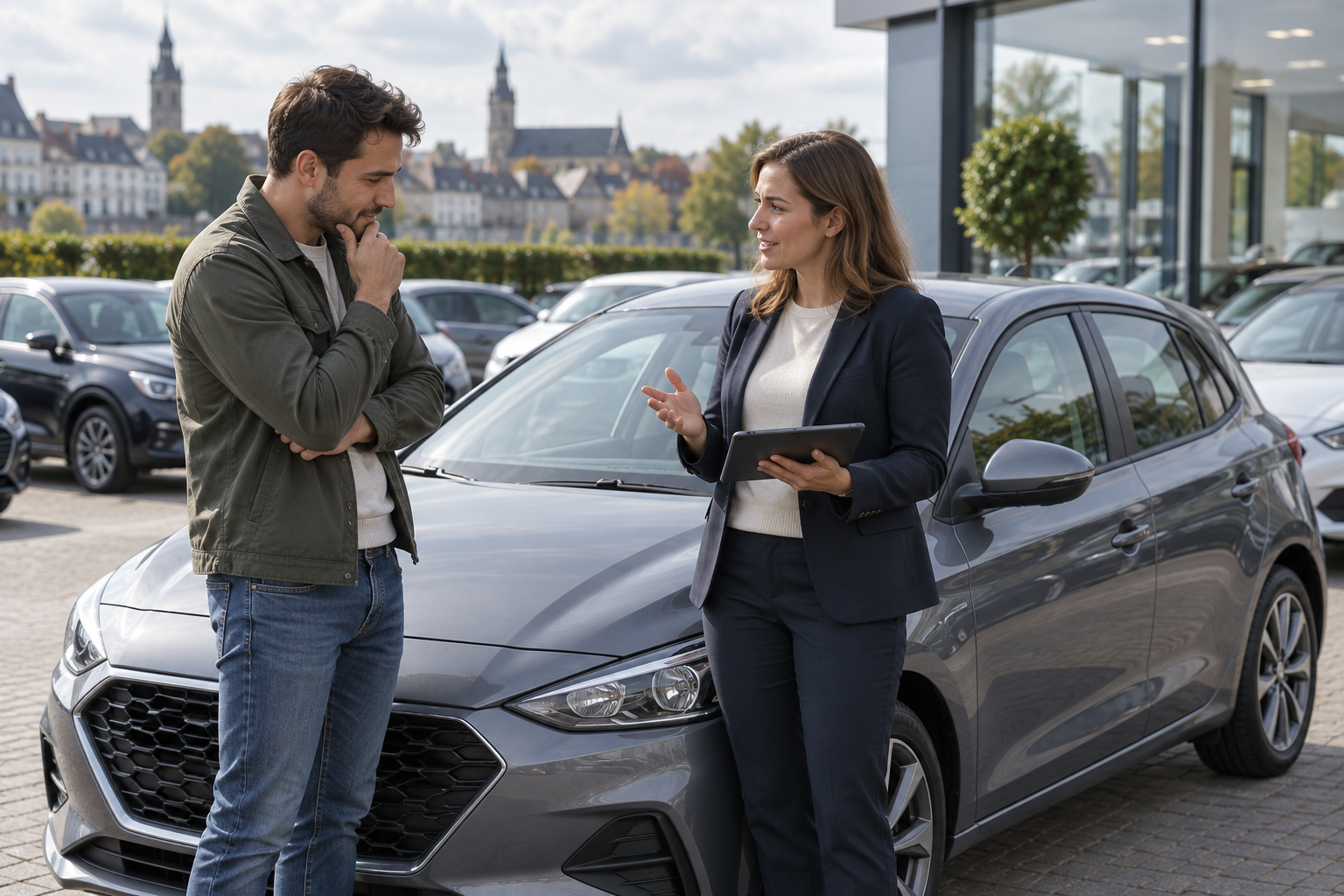 Discussion sur l'assurance d'une voiture d'occasion