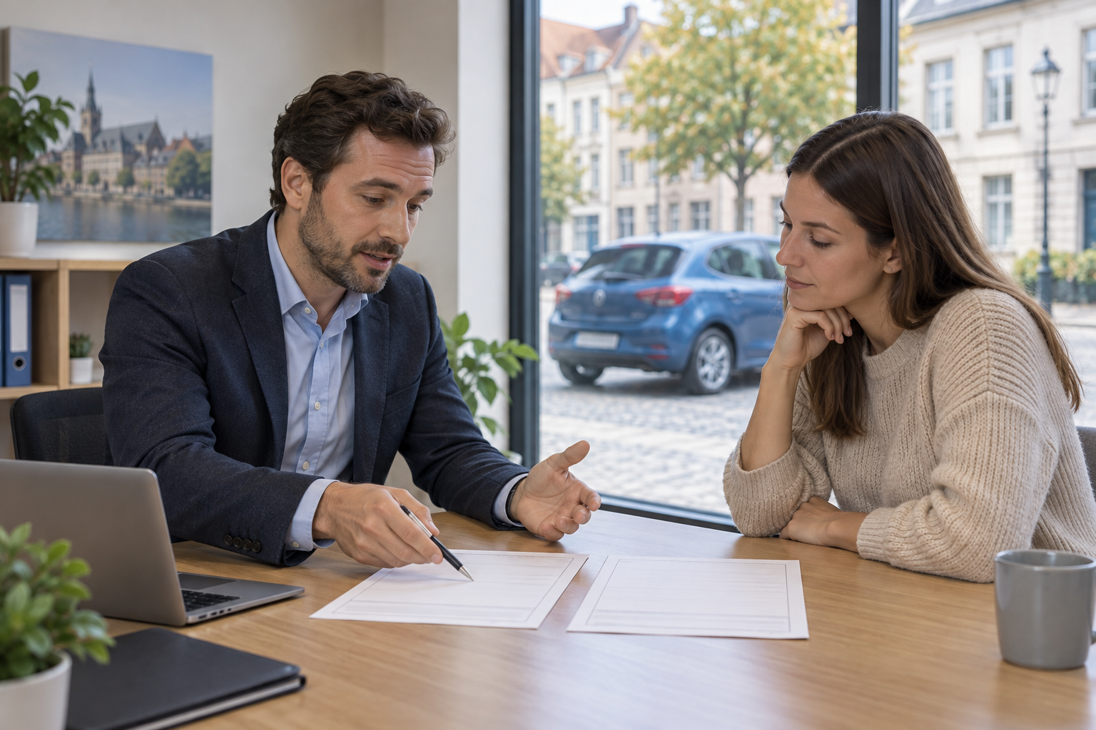 Échange sur les conditions d'assurance auto
