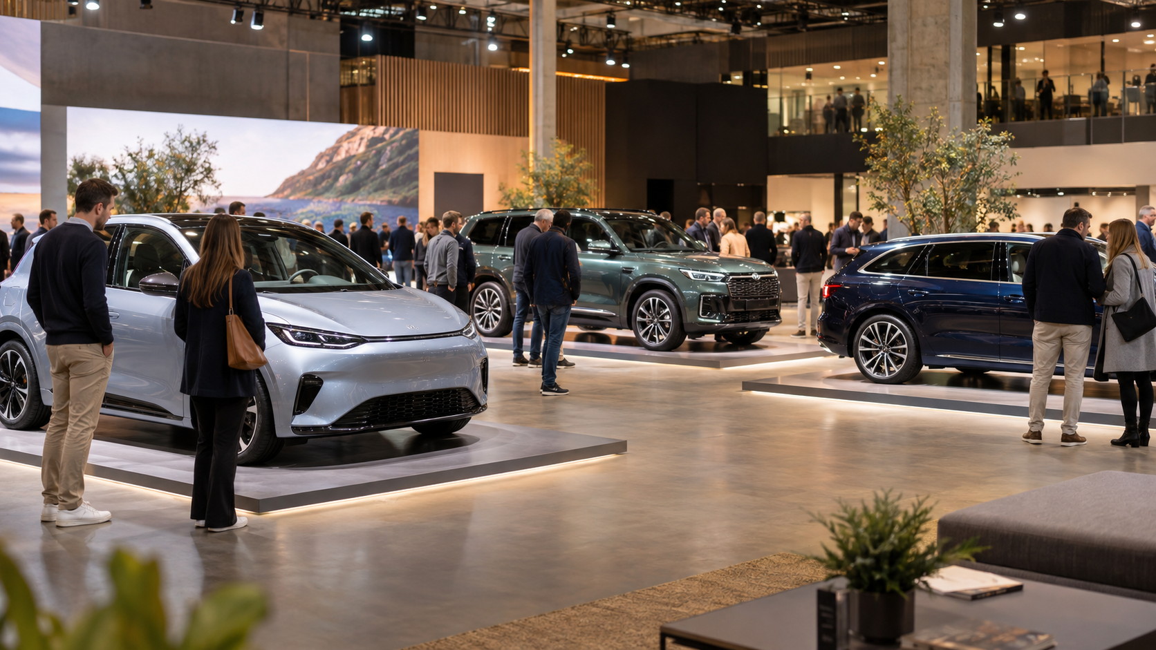 Salon automobile fictif, sans représentation du Salon de Bruxelles