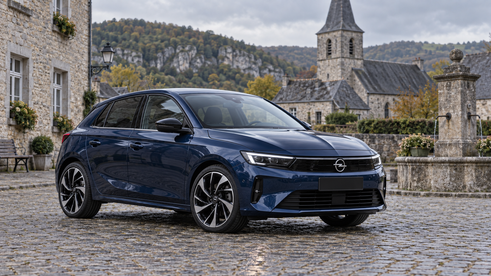 Illustration de compacte inspirée de l’Opel Astra